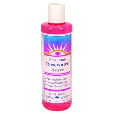Rosewater Concentrate - Heritage Rose Petals Rosewater, 8 Fl Oz