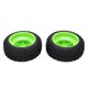 thumbnail image 5 of Juego de llantas y neumáticos para Traxxas Slash 1/10 RC, piezas de mejora de neumáticos de camión de recorrido corto, 2 uds., 5 of 10