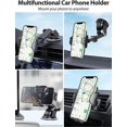 thumbnail image 3 of Car Phone Holder 3 in 1 Car Phone Holder Suction Cup Car Phone Holder 360 Degree Rotation Universal for Dashboard Compatible with iPhone Samsung Huawe, 3 of 3