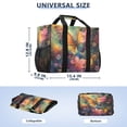 thumbnail image 3 of YAZAOO Mesh Beach Bags Totes Foldable Multiple Pockets Creatively Whispers Of Spring Printed, 3 of 8