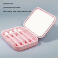 thumbnail image 4 of 4pcs Silicone Makeup Brush Set Reusable Portable Eyeshadow Brush with HD Mirror ABS Material for Makeup Travel, 4 of 5