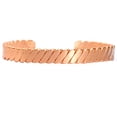 thumbnail image 7 of 1 Pc Pure Copper Bracelet Twisted Flat Solid Cuff Bangle Arthritis Pain Relief, 7 of 7