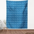 thumbnail image 3 of Ambesonne Luau Fabric by the Yard Upholstery, Aqua Toned Floral Illustration, 5 Yards, Petrol Blue Dark Blue, 3 of 4