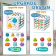 thumbnail image 2 of Juguete Clasificador de Formas LiKee Montessori para Niños de Más de 1 Año con 10 Piezas, 2 of 6