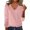 95#Pink, variant on Cozy Sweaters for Women V Neck Long Sleeve Loose Fit Pullover Sweaters Cute Casaul Fall Winter 2025 White S