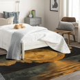 thumbnail image 4 of Moon Rugs for Living Room Bedroom - Mountain Rug 4x5 - Starry Sky Carpet for Home Decor - Washable Non Slip Patterned Indoor Large Area Rug - Soft & Low Pile (ZN&417), 4 of 7