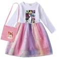 thumbnail image 3 of Ropa para niños, vestido de Taylor Swift para niñas, vestido de princesa de manga larga con flores de malla, vestidos de cumpleaños para bebés y niños, disfraz de Halloween, 3 of 5
