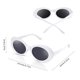 thumbnail image 4 of Guardurnaity Gafas de sol portátiles de para hombres y mujeres, gafas de sol de resina para viajes al aire libre, gafas de sol para Cosplay, gafas Lentes Gris oscuro, 4 of 6