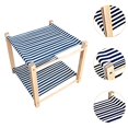 thumbnail image 6 of TOOYFUL 2 Tier Cat Hammock Bed Cat Furniture s Furniture Elevated Cat Frame for Kittens Puppy Small Pet Small Animals, 6 of 9