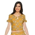 thumbnail image 6 of Moomaya Printed Elegant Crop Top And Long Skirt Set Ethnic Dresses For Women, 6 of 6