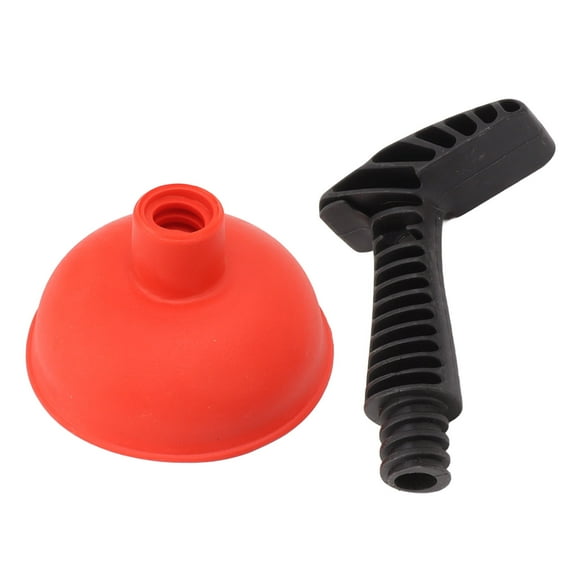 Émbolo de taza de baño, mini émbolo, potente desatascador de desagüe antideslizante con mango corto, artesanía superior
