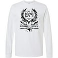 thumbnail image 3 of Inktastic Born in 1974 Limited Edition Long Sleeve T-Shirt, 3 of 5