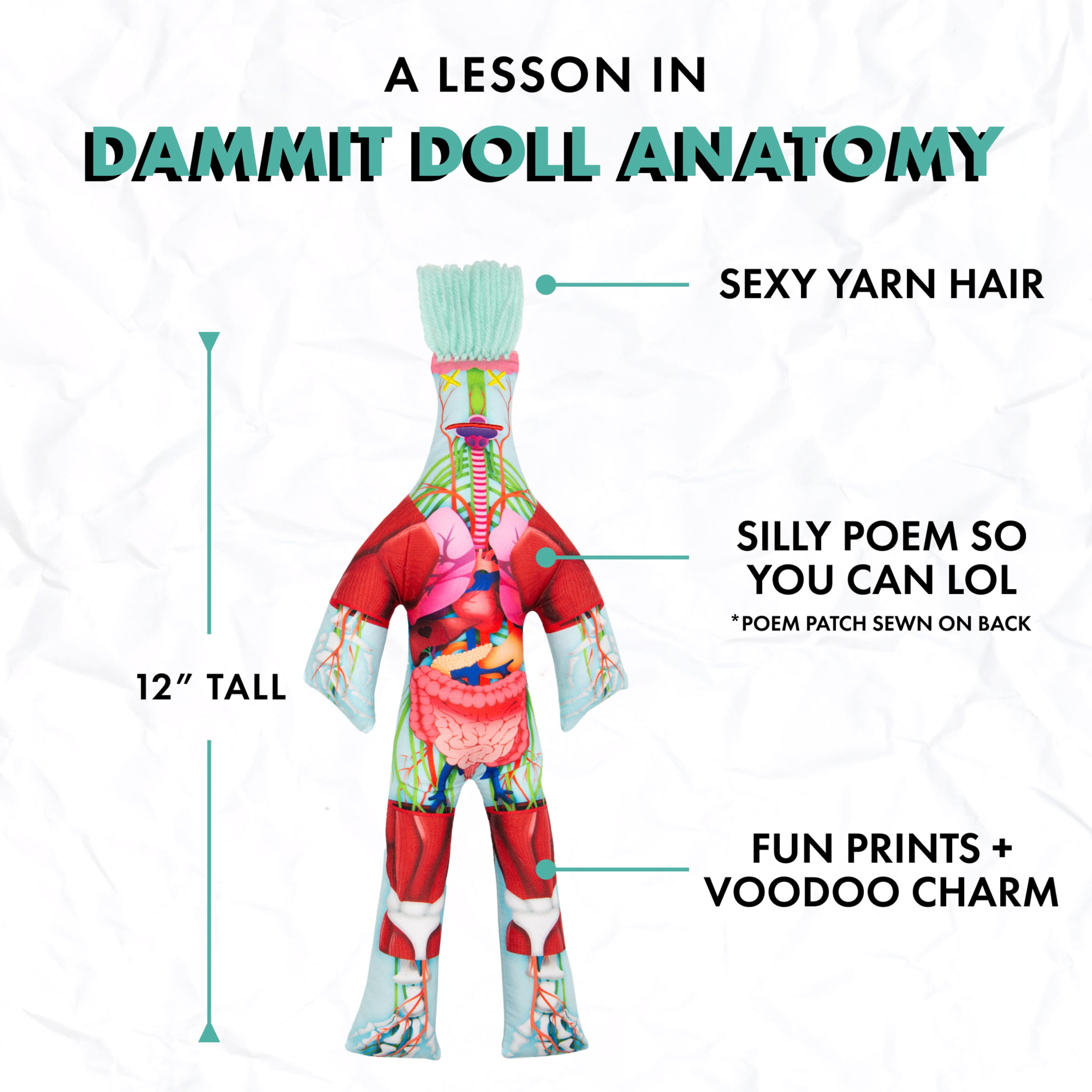 Dammit Doll - Limited Edition - Dammit Cancer Doll - Stress Relief, Gag Gift