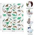 thumbnail image 4 of Colorful Dinosaurs Silhouettes Pattern Blanket,Comfortable Soft Lamb Wool Throw Blanket,All Season,Warm Lightweight Blankets for Sofa Bed Couch Living Room Chair,30"x40", 4 of 4