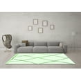thumbnail image 3 of Ahgly Company Indoor Square Solid Green Modern Area Rugs, 3' Square, 3 of 4
