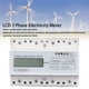 thumbnail image 4 of Medidor De Electricidad, Pantalla LCD 3x220V/380V Monitor De Energía Eléctrica Montaje En Carril DIN De 35 Mm Trifásico Para Equipos Mecánicos, 4 of 7