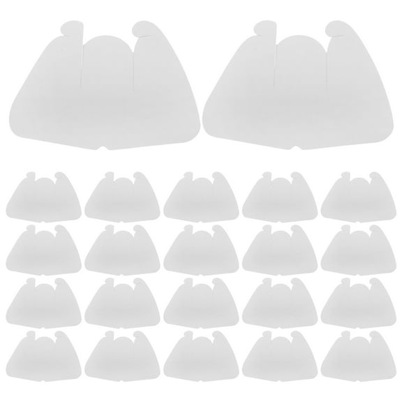 TABLZONE White PVC Plastic Hat Inner Support 25 Pieces for Adults Hat Frame Insert