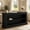 Black, variant on Fnova 63" Farmhouse Console Table, Entertainment Center TV Stand with Open Storage, Narrow Sofa Table for Living Room, Bedroom, Hallway, Foyer