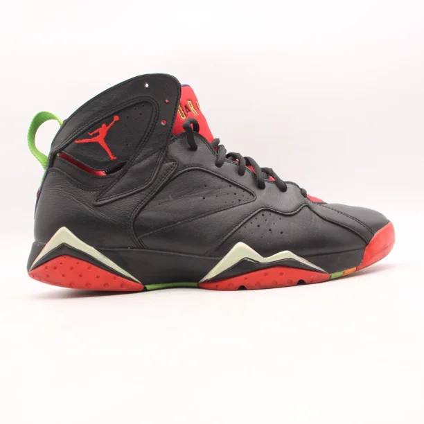 N I-K-E A i r-Jor-dan 7 Retro OG Marvin The Martian Men's Size 12 Black Red 304775-029