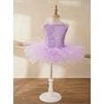thumbnail image 3 of iiniim Kids Girls' Shiny Sequins Splice Tulle Tutu Princess Dress Leotard Ballet Dance Size 2-12, 3 of 7