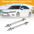 thumbnail image 2 of Unique Bargains 2pcs 7.5cm/2.95in Adjustable Front Bumper Lip Splitter Strut Rod Tie Silver Tone, 2 of 6