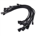 thumbnail image 3 of 50PCS 4 Pin PWM Fan Extension Power Cable Connector Case Male to Female Extending Cables Compatible with 4 Pin/3Pin Fan,50x fan cable,Black, 3 of 8