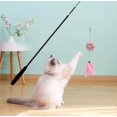 thumbnail image 1 of Feltree Jouet Interactif pour Chat avec Clochettes, Plumes Remplaçables, Rotation à Ressort 360° pour l'Entraînement et l'Exercice des Chatons et Chats, 1 of 7