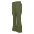 thumbnail image 4 of ZIXKCGDSE Womens Flared Yoga Pants with Pockets High Waisted Flare Leggings Dress Pants Size 2XL, 4 of 4