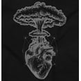 thumbnail image 2 of Heart Nuclear Explosion Symbolic Plus Size Long Sleeve Graphic Tee Shirt Brisco Brands 2X, 2 of 3