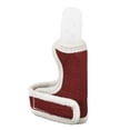 thumbnail image 2 of Protector de dedo de silicona para bebé, tamaño ajustable transpirable, evita chupar la cubierta del pulgar, color rojo, 2 of 8