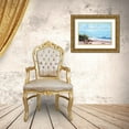 thumbnail image 3 of Romanello, Diane 18x13 Gold Ornate Wood Framed with Double Matting Museum Art Print Titled - Sandpiper Beach, 3 of 4