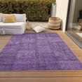 thumbnail image 6 of Addison Rugs Chantille Indoor/Outdoor Transitional Patchwork Purple Washable Rectangle Rug, 8' x 10', 6 of 6