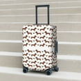 thumbnail image 5 of Uemuo Dachshund Dog Puppy Printed Washable Luggage Cover - Fashion Suitcase Protector Fits 18-32 Inch Luggage -X-Large, 5 of 9