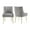 Grey, variant on SEYNAR Velvet Upholstered Dining Chair Set of 2, Modern Glam Armless Side Chair for Living Room, Bedroom, Kitchen(Black)