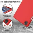 thumbnail image 4 of JETech Case for iPad Pro 11 Inch (2022/2021/2020 Model) with Pencil Holder, Support 2nd Pencil Charging, Slim Tablet Cover with Soft TPU Back, Auto Wake/Sleep (Red), 4 of 8