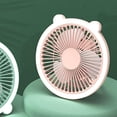 thumbnail image 4 of ventilador de escritorio USB para oficina, funcionamiento del enfriador, ventilador de refrigeración de aire de escritorio, tienda recargable, rosa con lámpara BLESIY Abanico de Senderismo con Luz, 4 of 7