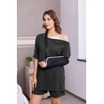 thumbnail image 5 of Pinspark Post Shoulder Surgery Shirts for Men Women Snap Adaptive Hospital Gowns Tear Away Shoulder Replacement Recovery Clothes, 5 of 6