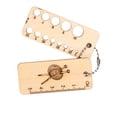 thumbnail image 3 of Knitting Gauge Ruler Craft Knitting Needle Ruler for Artists Knitting Lovers, 3 of 7
