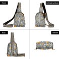 thumbnail image 7 of FORMRS Womens Crossbody Sling Bag Travel Daypack Shoulder Chest Backpack, Halloween Dancing Skeleton, 7 of 7