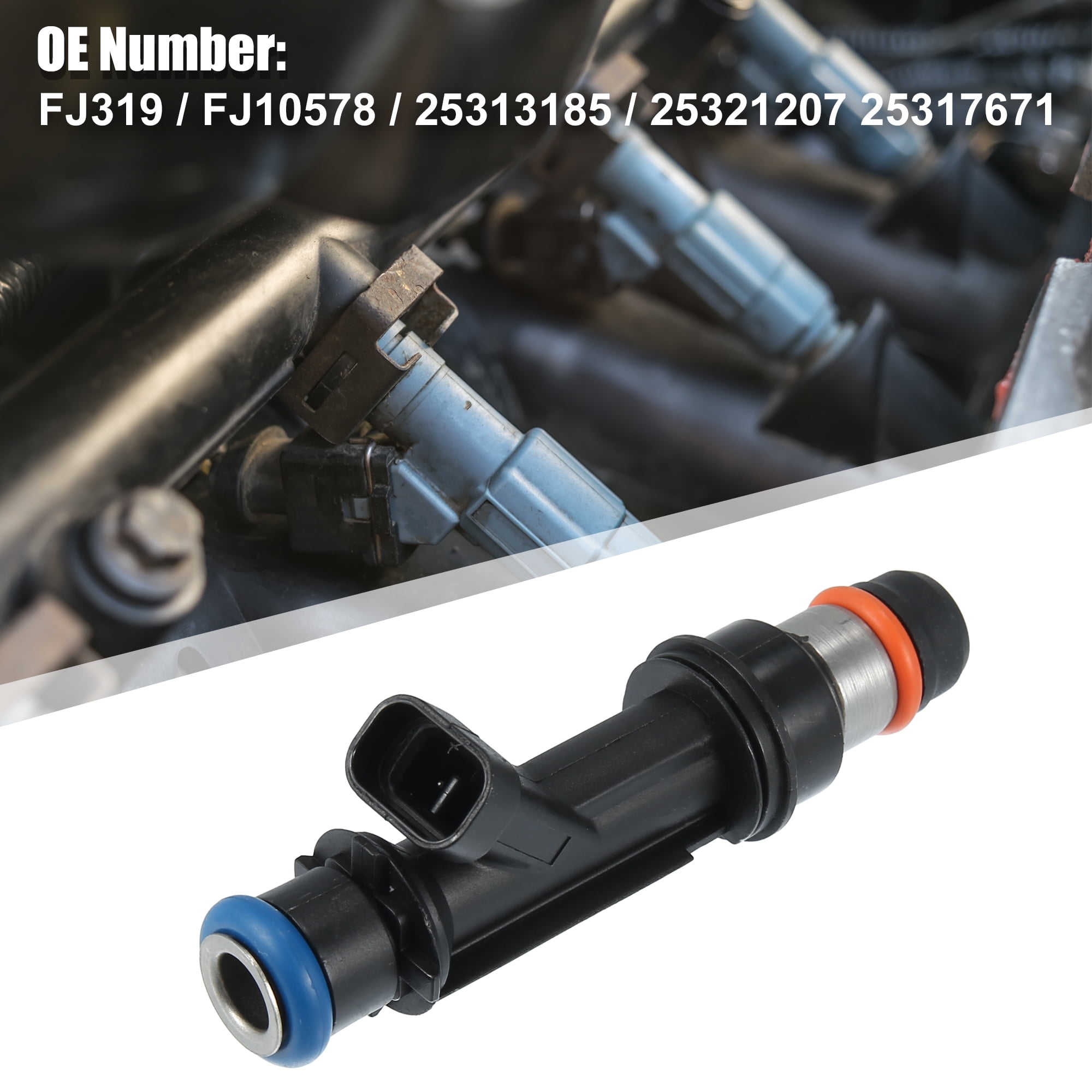 6 Pcs FJ319 12569573 Fuel Injectors for Chevrolet Trail Blazer for  