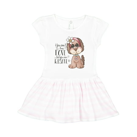 

Inktastic Can t Buy Love Puppy Dog Gift Toddler Girl Dress