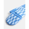 thumbnail image 3 of No Boundaries Women's Ribbed Knit Checkered Pop Top Mittens, 3 of 4