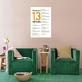 thumbnail image 4 of 13 Virtues By Benjamin Franklin Wall Poster Art Canvas Printing Poster Office Bedroom Aesthetic Poster, 4 of 4