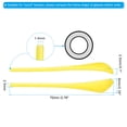 thumbnail image 2 of Uxcell Glasses End Tips 5 Pairs Eyeglass Anti Slip Ear Sock Pieces Tube Sleeve Replacement Temple, Yellow Style 4, 2 of 5