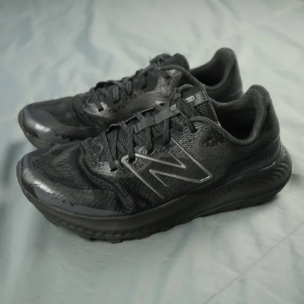 New Balance Hierro Shoes Mens 11.5 Black v7 Trail Running Sneakers Toe Protect