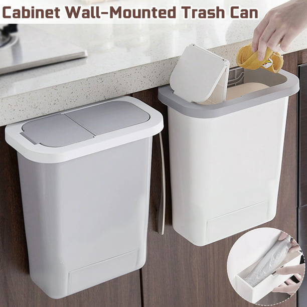 1 35 Gal Multifunction Plastic Garbage, In Cabinet Trash Can Size