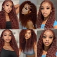 thumbnail image 2 of Hair Bundles Fridnae, rojo cobre #33, onda profunda, 30 cm, 35 cm, 40 cm, 2 of 6