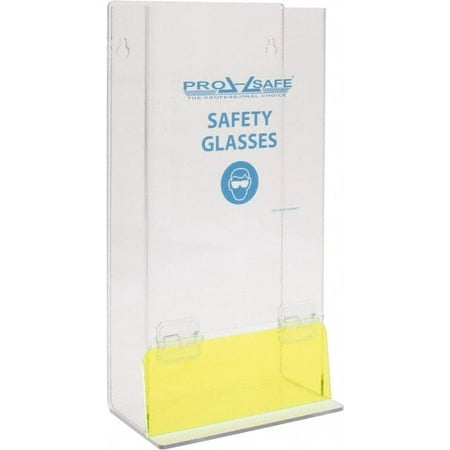 

PRO-SAFE 25 Pair Stack Style Safety Glasses Dispenser 8 Wide x 18 High x 4 Deep Wall Mount