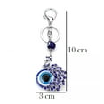 thumbnail image 4 of Swadeshi Desire Peacock Shape Pendant Blue Evil Eye Keychain Crystal alloy peacock Keyring, 4 of 4