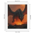 thumbnail image 2 of Paint By Numbers Kit for Adults Beginner - DIY Fiery Dragon Majestic Creature Canvas Painting Kits for Adults, Frameless Paint By Number for Adults for Home Wall Decor 16x20 Inch, 2 of 7